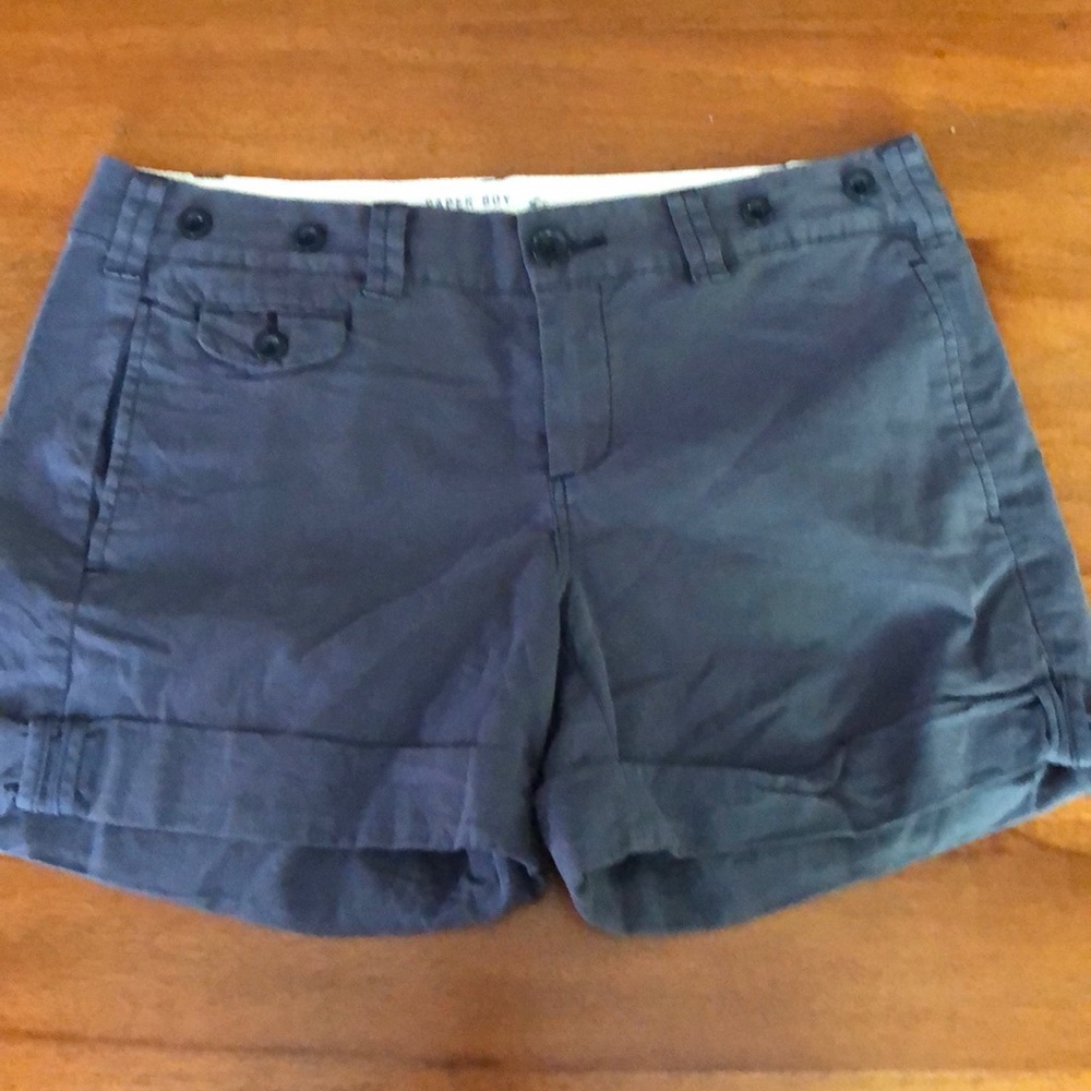 Anthropologie Paperboy Clothing Blue Shorts!